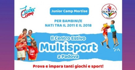 JUNIOR CAMP 2024, ISCRIZIONI APERTE!