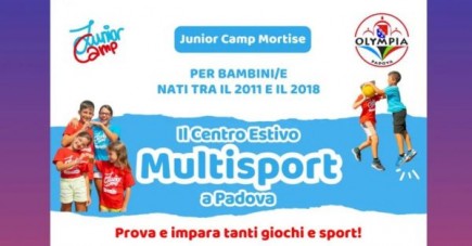 JUNIOR CAMP 2024, ISCRIZIONI APERTE!